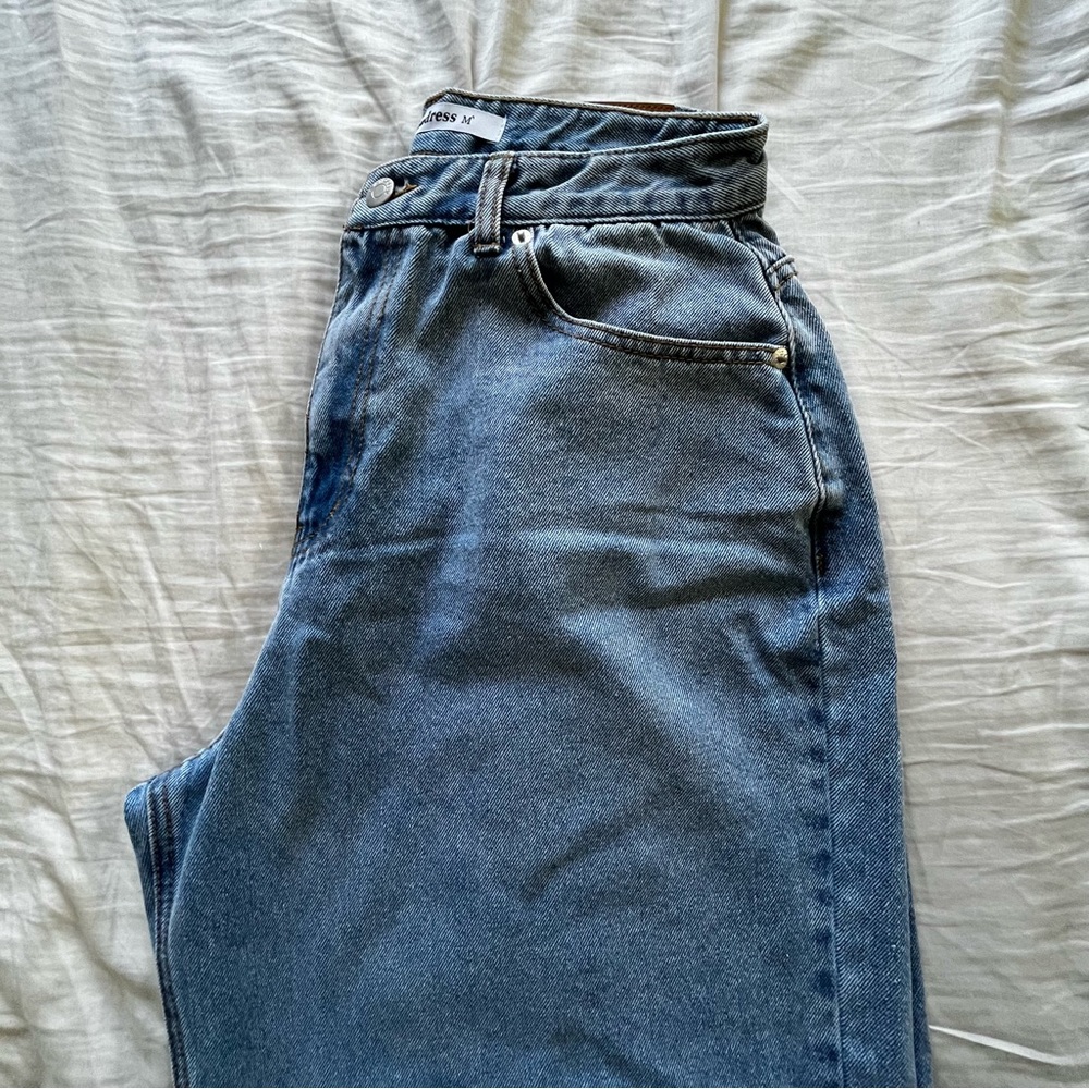 AVANDRESS/MUSINSA UNISEX BAGGY JEANS - LIGHT BLUE (READ DESCRIPTION)